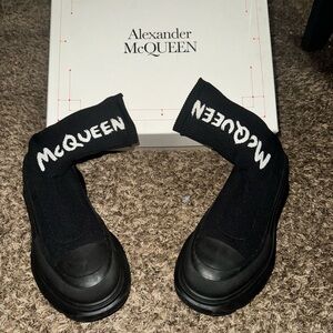 All Black Alexander McQueen Sneakers